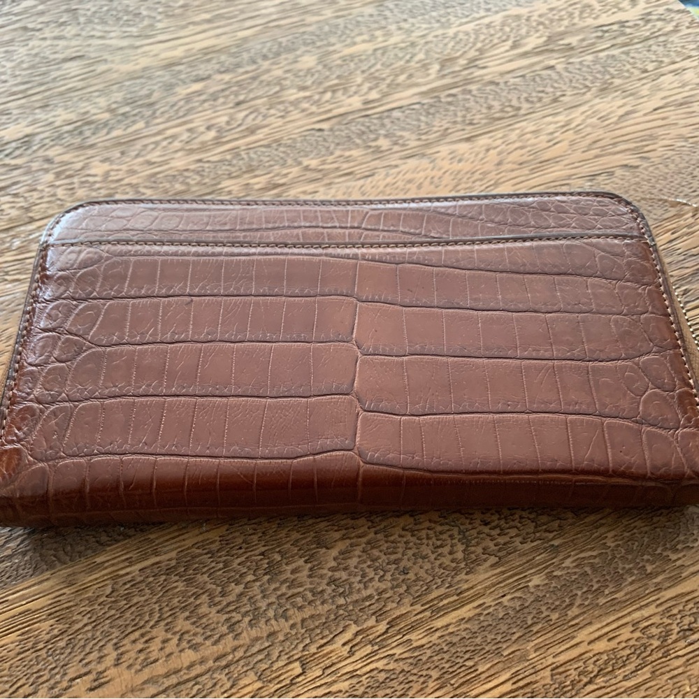 Zambezi Grace Brown Crocodile Leather Wallet